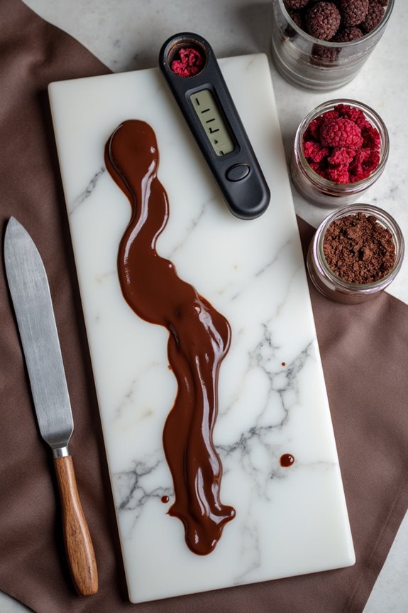 choosing a chocolate dipping set