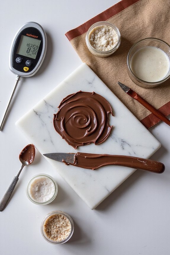 choosing a chocolate pen