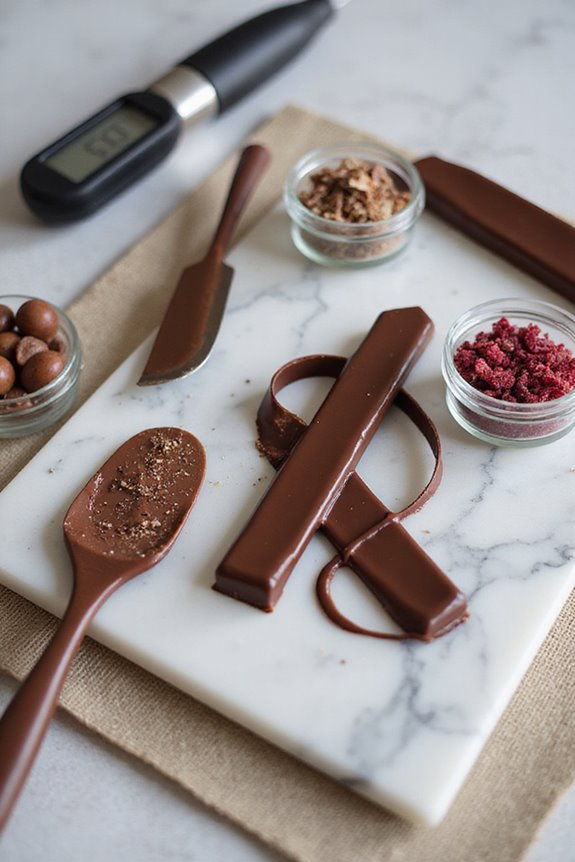 choosing chocolate candy trays