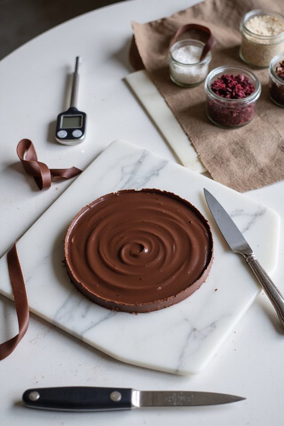 choosing quality chocolate ganache