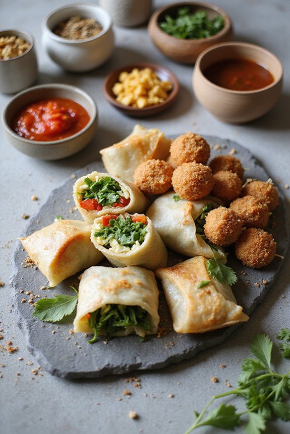 delightful thai plant based appetizers