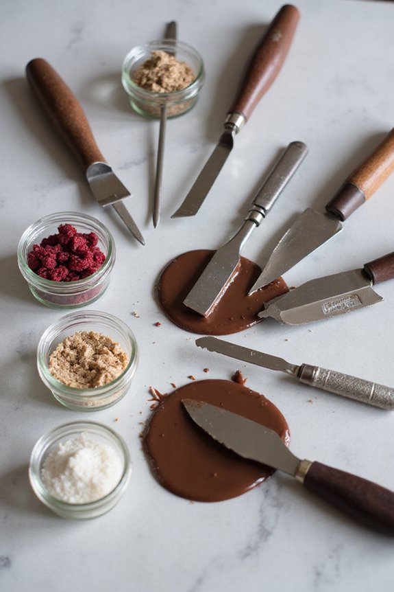 durable ergonomic chocolate tools