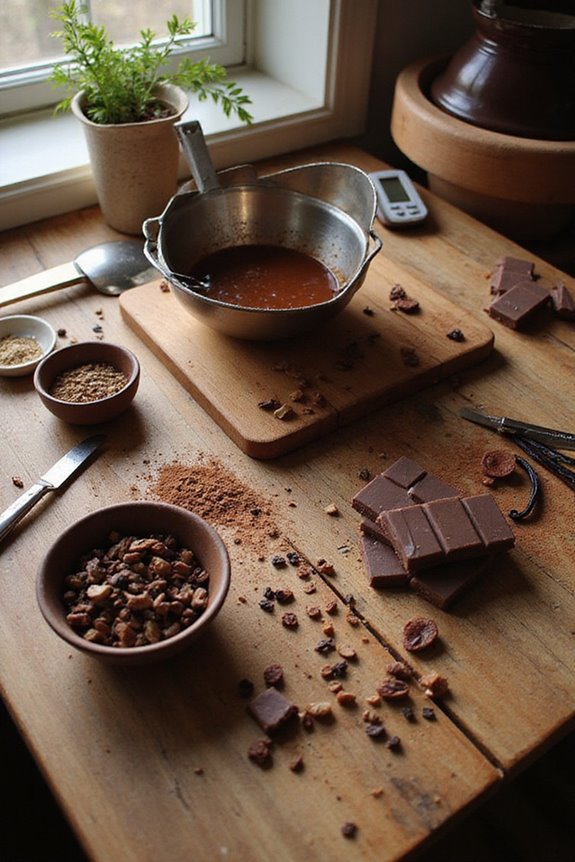 holiday santa chocolate delights