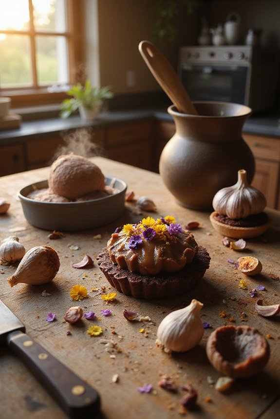 incorporate black garlic creatively