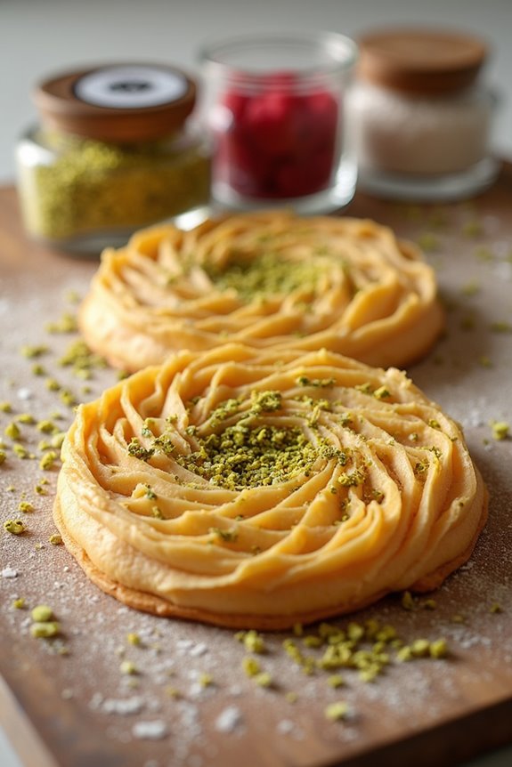 kataifi baking and serving techniques