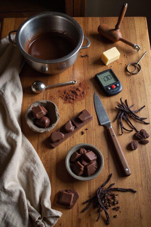 lightweight chocolate making supplies