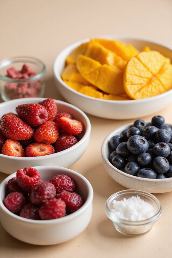 nutrient rich freeze dried fruits