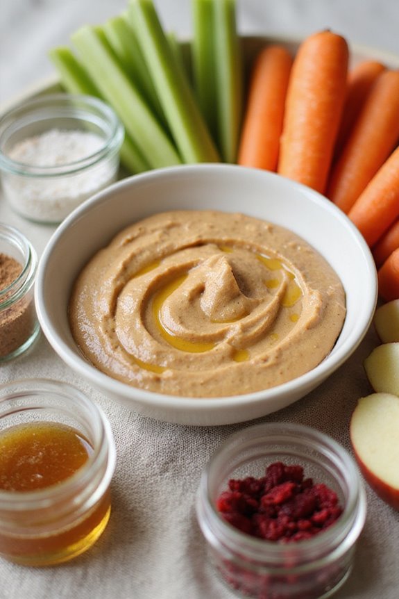 nutritious almond butter dip
