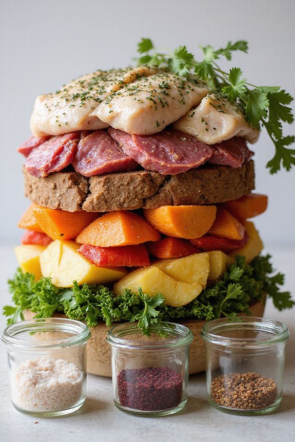optimal slow cooker layering
