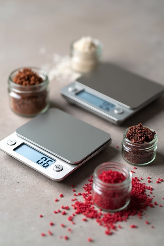 precision accurate kitchen weighing