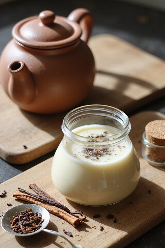 tea infused cream preparation method