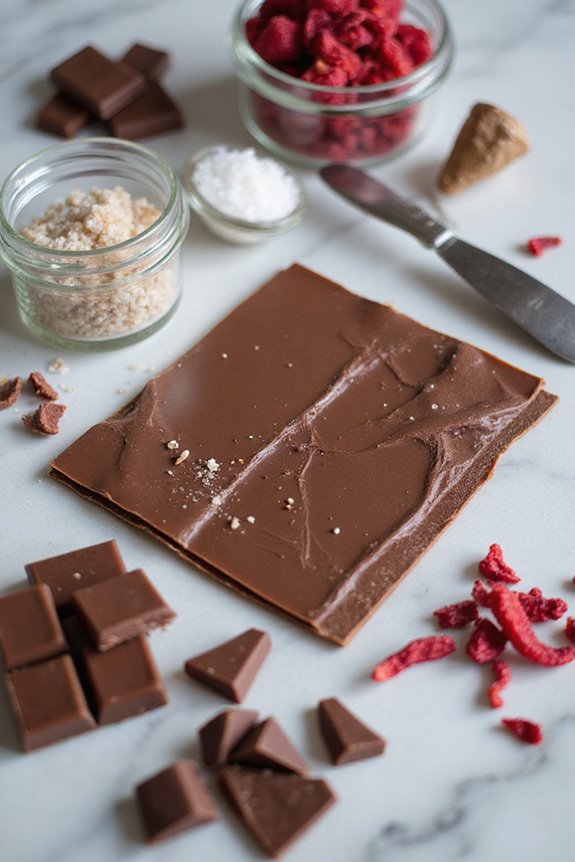 tempered chocolate preparation techniques