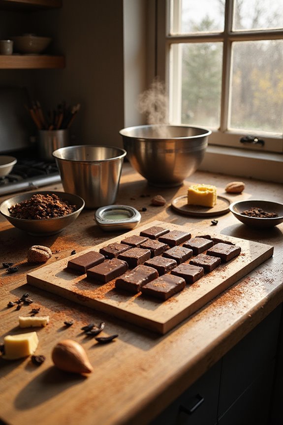 top rectangle chocolate picks