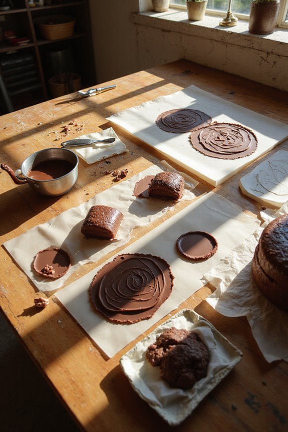 using chocolate acetate sheets