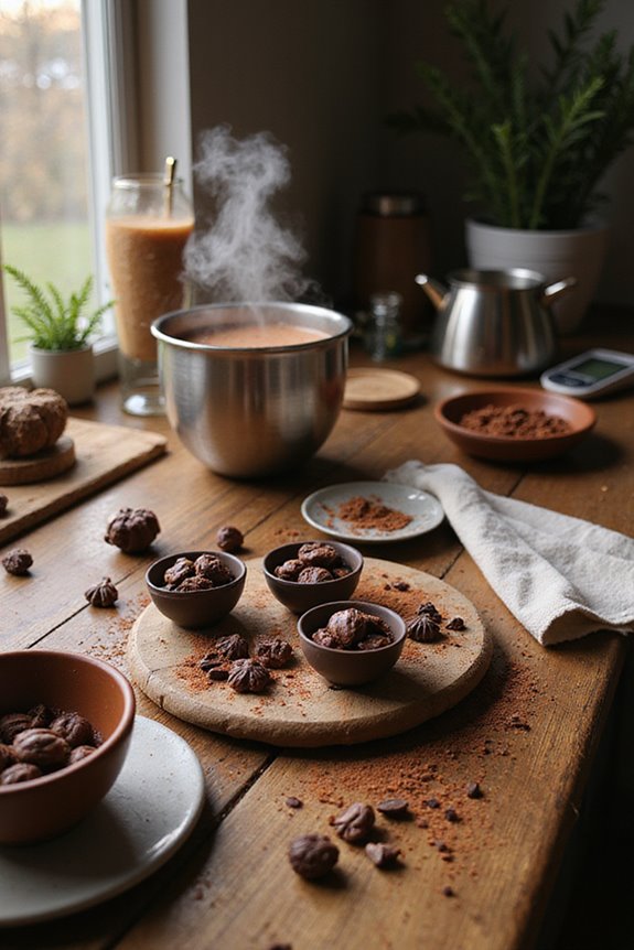 winter celebration chocolate treats